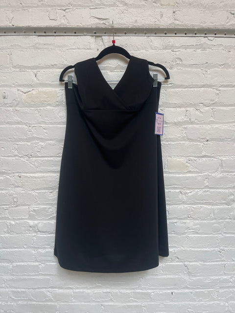 Y2K Express Black Halter Dress Size M
