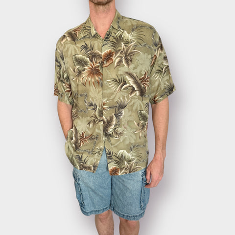 90s Pierre Cardin Aloha Shirt Size L