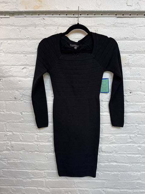Guess Black Bodycon Dress Size M