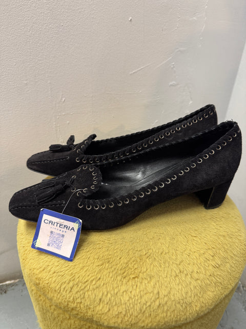 Vintage PRADA Suede Loafers Size 9.5
