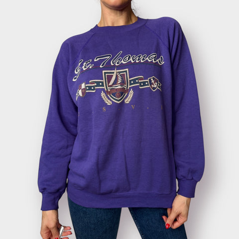 90s Hanes St. Thomas Purple Crewneck size L