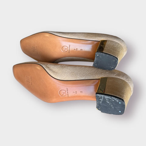 90s St. John Suede Heels Size 7.5