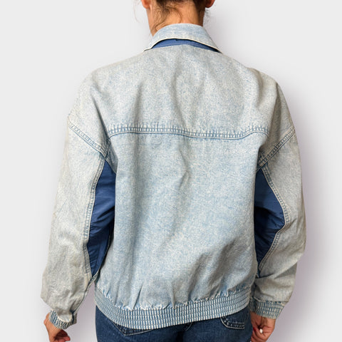 80s Levi’s Denim Bomber Jacket Size XL