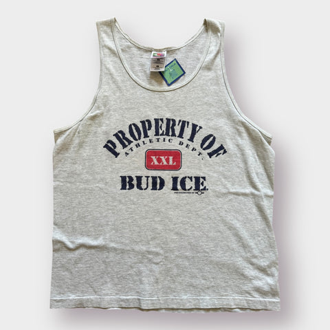 90s Fruit of the Loom Bud ICE Tank Size L