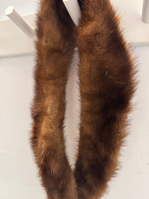 VTG Brown Fur Neck Wrap