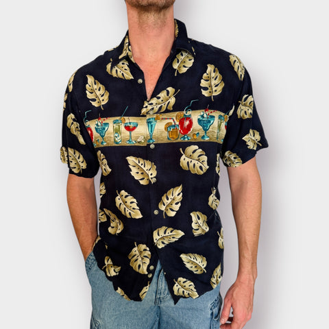 Pierre Cardin Drink Shirt Size M