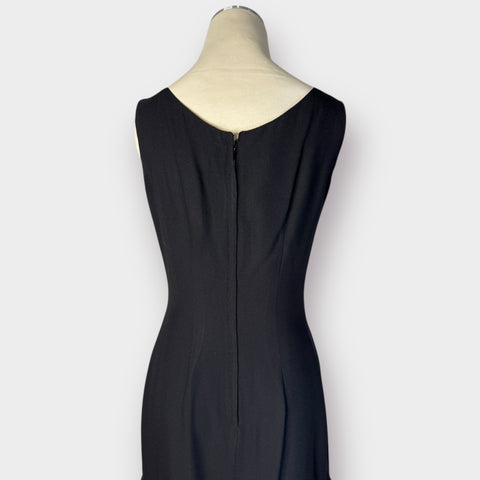 60s Miss Melinda Black Party Dress Size S