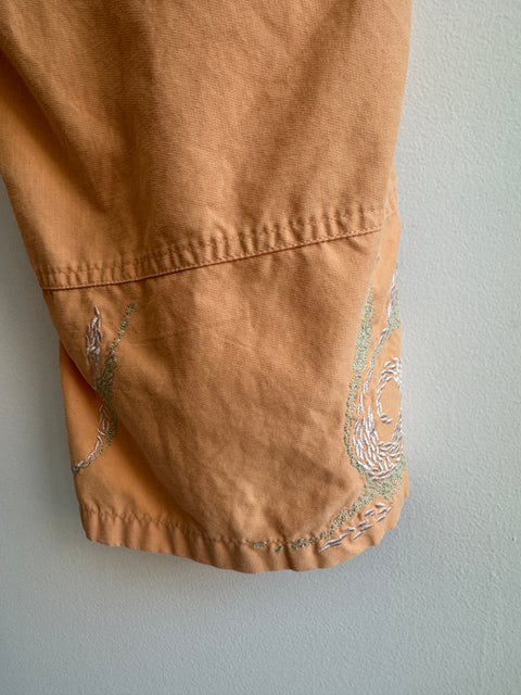 Y2K Horny Toad Tangerine Capris