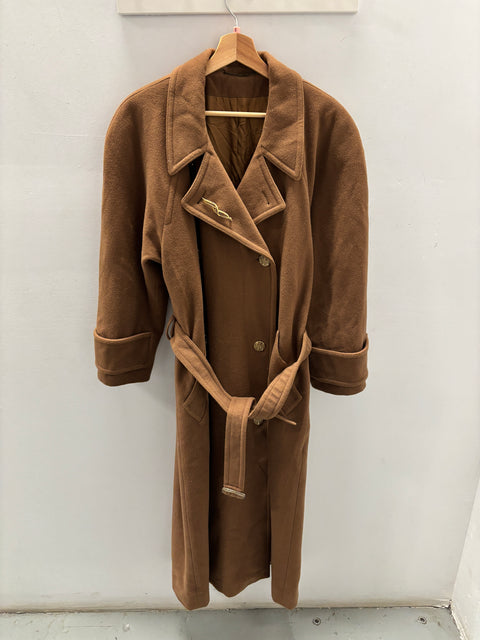90s Mondo Tan Overcoat Size M