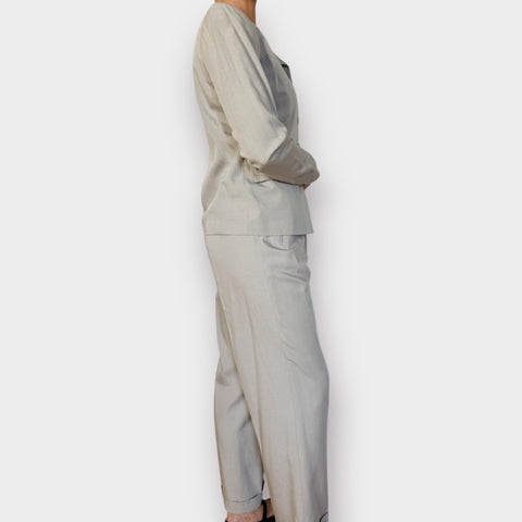 90s B. Moss Gray Pants Suit Size S