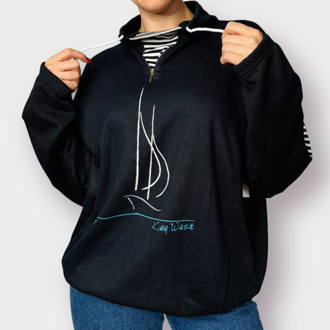 80s Key West Sweatshirt Top Size XL
