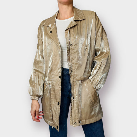 90s Braetan Tan Iridescent Jacket Size L