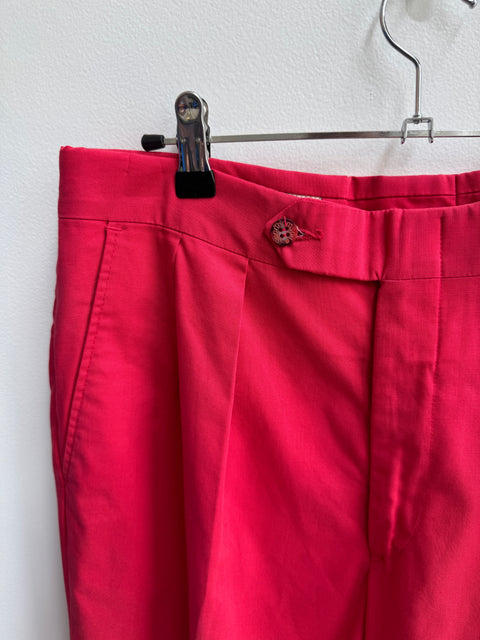 80s SporThompson Salmon Slacks Size 32
