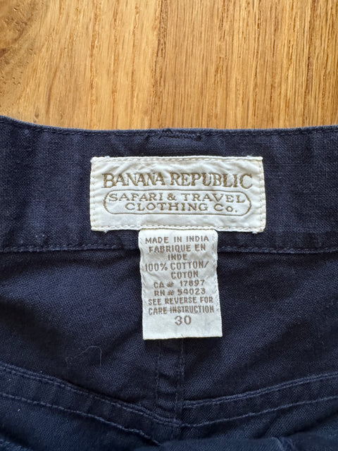 90s Banana Republic Utility Shorts Size 30”