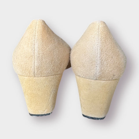 90s St. John Suede Heels Size 7.5