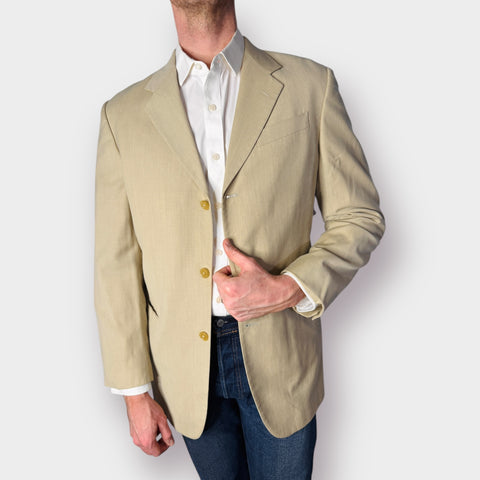 90s Donna Karan Tan Blazer Size 40L