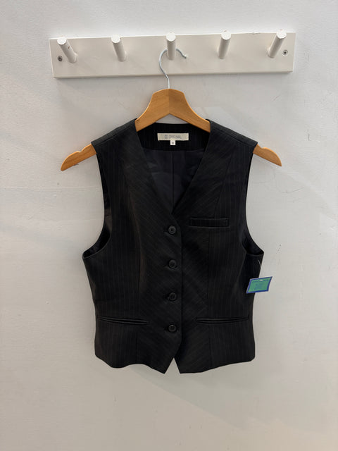 Y2K Original Black Pin Stripe Vest