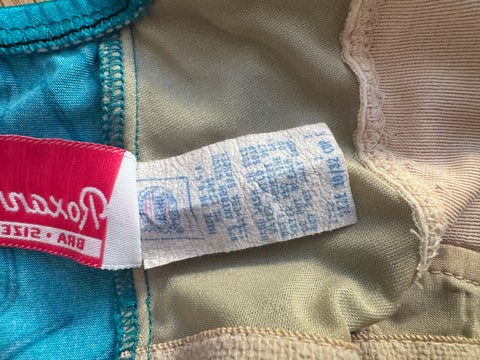 80s Roxanne Teal One Piece Swimsuit Size M