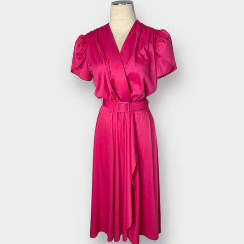 80s Alison Peters Pink Dress