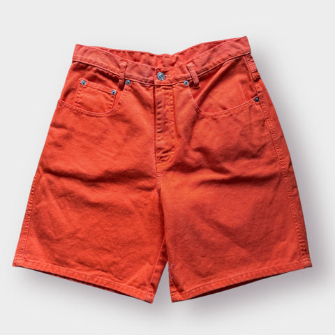 90s Traffic High Waisted Bright Orange Shorts Size S