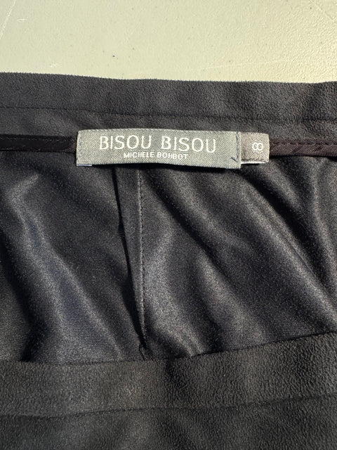 Y2K Bisou Bisou black fringe skirt Size M