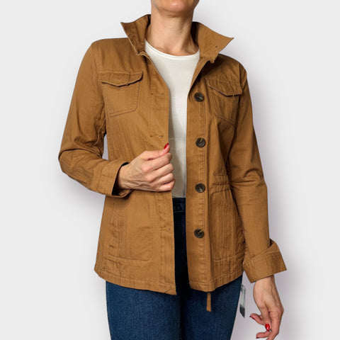 Y2K Talbots Tan Shacket Size S