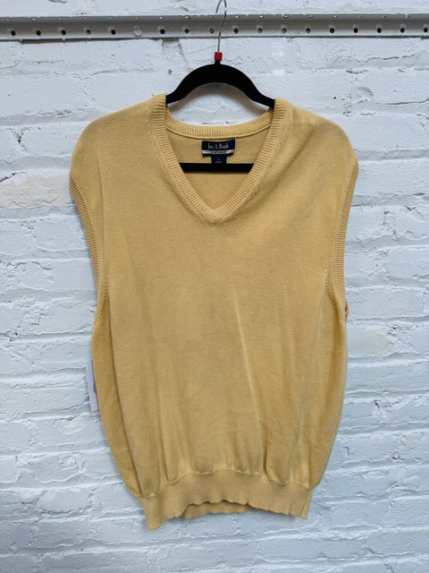 90s Jos. A. Bank Yellow Vest Size L