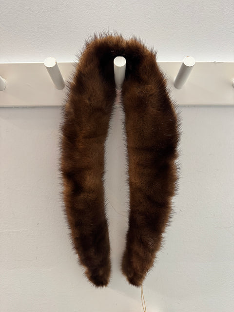 VTG Brown Fur Neck Wrap