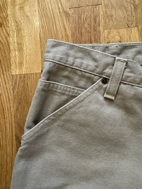 90s Diamond Gusset Tan Jorts Size 35