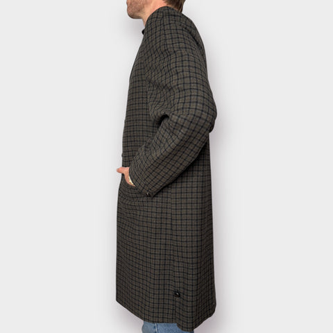 60s Stonehaven Plaid Overcoat Size L