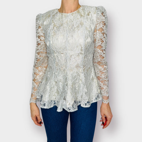 80s Patra Lace Skirt Set Size M