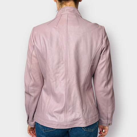 00s Bradley Lavender Leather Jacket Size L