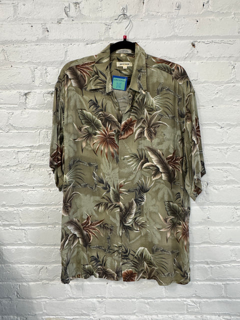 90s Pierre Cardin Aloha Shirt Size L