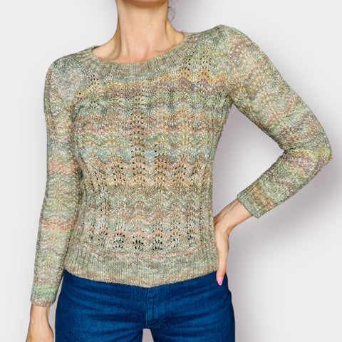 70s St John for Jacobson Neutrals Sweater Size S