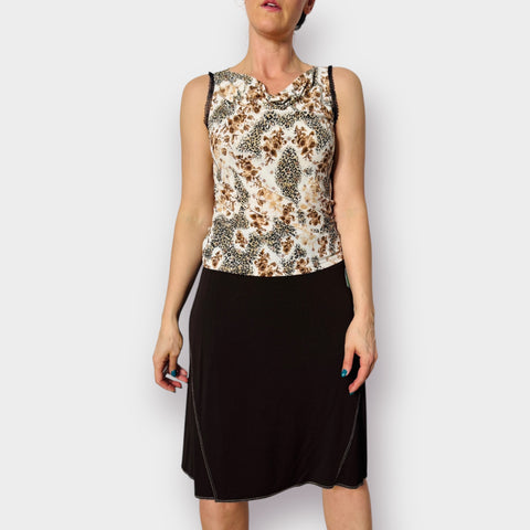 Y2K Max Studio Brown Skirt