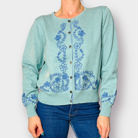 00s Sundance teal cardigan Size XL