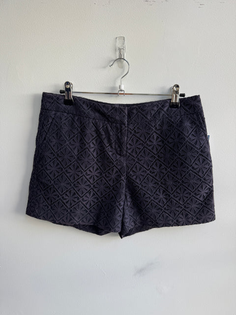 00s Dalia Black Lace Shorts Size XS