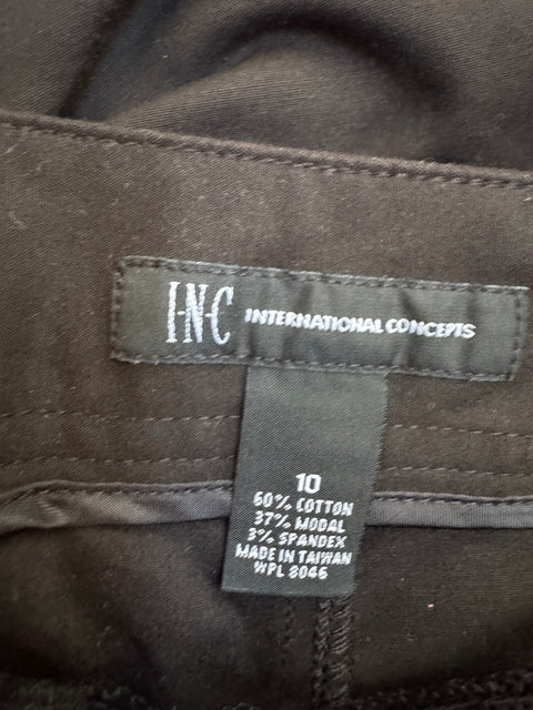 00s INC Black Capri Pants