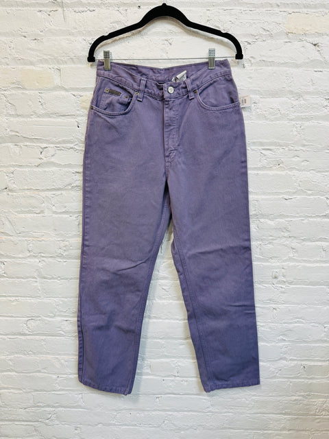 90s Calvin Klein lavender straight leg jeans Size 29