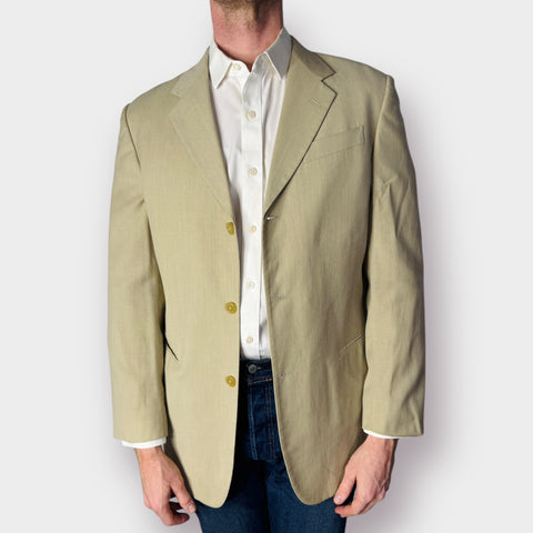 90s Donna Karan Tan Blazer Size 40L