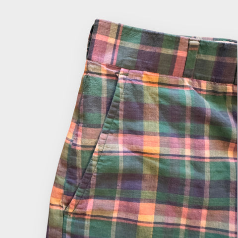 70s Kenroyd Plaid Shorts Size 33