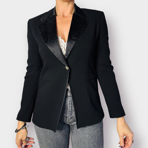00s Blunauta Black Blazer Size S