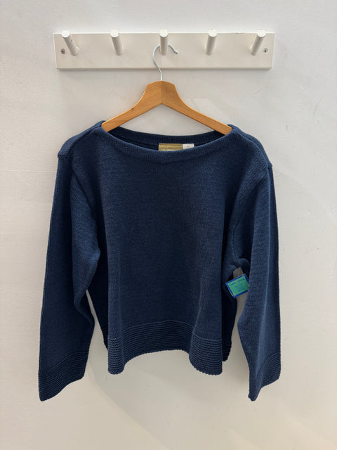 00s Liz Claiborne Blue Boxy Sweater Size XL