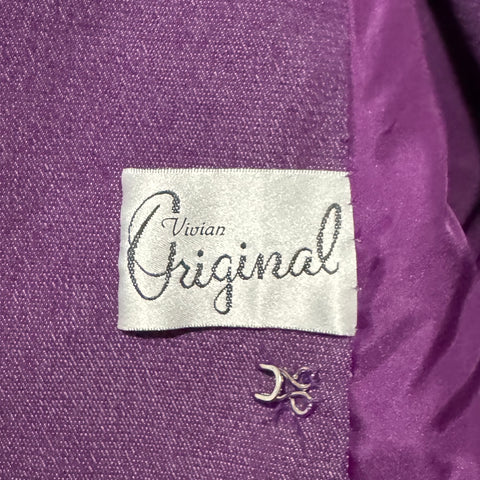 Y2K Vivian Original Purple Wrap Blazer Size L