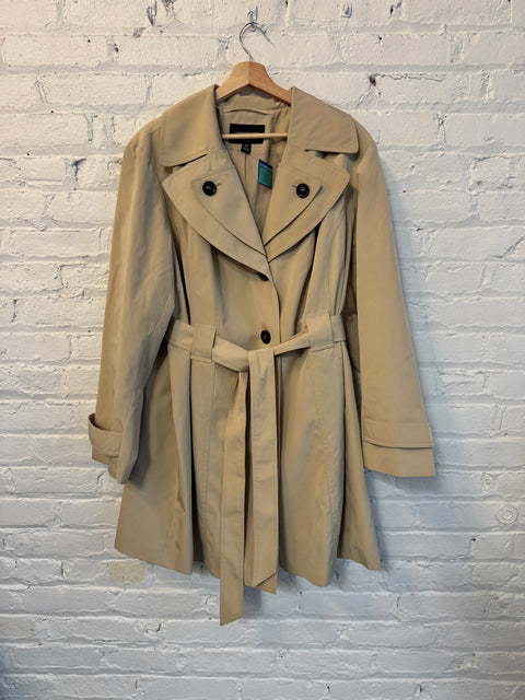 2000s London Fog Cream Trench Size 2X