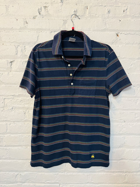 90s Brooks Brothers Striped Polo Size L