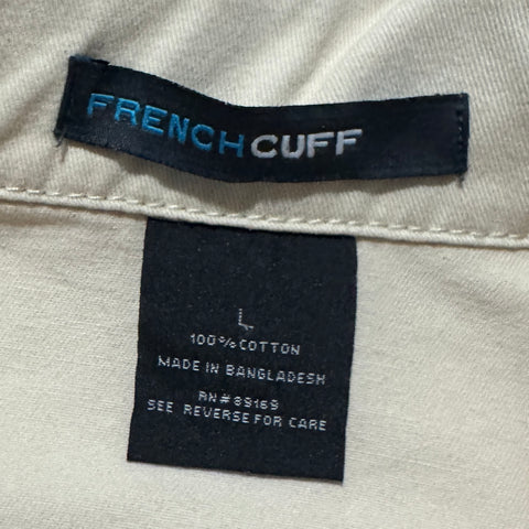 Y2K French Cuff Khaki Belted Jacket Size L