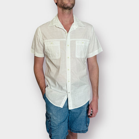 IZOD Cotton Button Front Size L