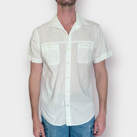 IZOD Cotton Button Front Size L