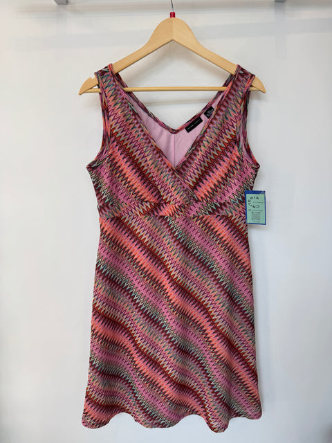 90s NY&CO Multi Color Missoni style dress size L